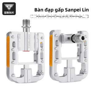 TOSUOD | Pedal Gấp Chống Trượt Nhôm 3 Đệm Bi