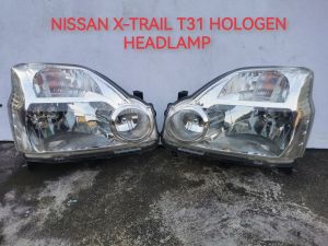 *USED* NISSAN X-TRAIL T31 HOLOGEN HEADLAMP LAMPU DEPAN FRONT LIGHT