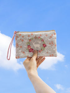 กระเป๋าใส่โทรศัพท์มือถือสุดน่ารักสไตล์เกาหลี กระเป๋าใส่เหรียญโทรศัพท์มือถือแบบพกพาขนาดเล็กสำหรับนักเรียน กระเป๋าสะพายข้างลายการ์ตูน