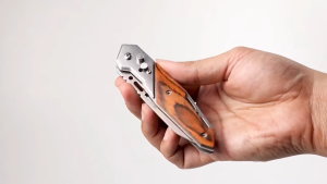 KNIFEZER Doom Blade Pisau Saku Lipat Berburu Survival Knife EDC 200mm - 57HRC