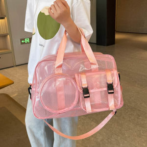 FUSHIXIONG | Large Waterproof Transparent Shoulder Travel Bag