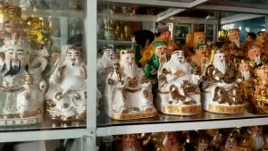 Bộ tượng hai ông Thần Tài Thổ Địa sứ tráng men trắng đặt bàn thờ-Nhiều mẫu