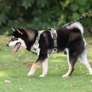 Dog Reflective Comfortable Sturdy Durable Harness Adjustable Vest Heavy Duty for Large Dogs Up To 45KG 宠物胸背带