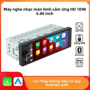 Đầu Phát Đa Phương Tiện Ô Tô OD8 1DIN Màn Hình Cảm Ứng HD 6.86 Inch MP5 Hỗ Trợ CarPlay Không Dây Android Auto Radio FM BT USB TF