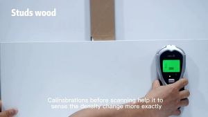 COD Alat deteksi emas kayu kabel tembok rumah Detektor Logam Kayu 5 in 1 Wall Scanner Alarm LCD