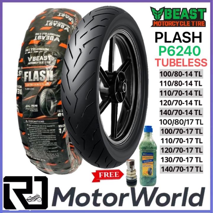 Beast Flash P Tubeless Tire By For Motorcycle Lazada Ph