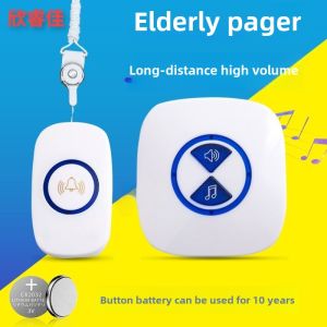 Wireless Emergency Call Button Family Home Use Ultra Long Distance Electronic Alarm Door Bell One-To-Two Smart Business Building System