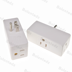 1Pc 3 Way Multi Plug Outlet Extender: A Compact Solution for Travel, Home, & Office