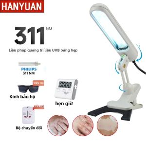 Đèn Trị Liệu Bằng Ánh Sáng UVB Dải Hẹp 311NM Để Điều Trị Bệnh Bạch Biến Vảy Nến Chàm Thiết Bị Chiếu Tia Cực Tím Với Cường Độ Phát Quang 249-2000