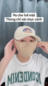 Set 50 Chiếc Khẩu Trang 9A MASK JULI Dành Cho Mặt To Chống Nắng 5 Lớp Dày Che Toàn Mặt Full Face