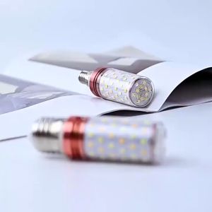 【Buy 1 Take 1】E27 Light Bulb 12W High Brightness Corn Bulb Tricolor Change LED Lights AC 220V Bulb Chandelier Daylight Warm Light Natrual White For Room At Night