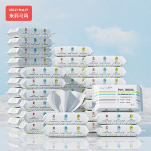 Portable MillyMally Wet Toilet Paper 6 Pulls 18 Packs Womens Special Use Mens Butt Wipes Travel Size Non-Scented