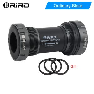 RIRO Ceramic Bottom Bracket Threaded BB68/BB92 for 68-73mm Frames & 24mm Spindle Sealed Bearings for MTB/Road Bike Parts