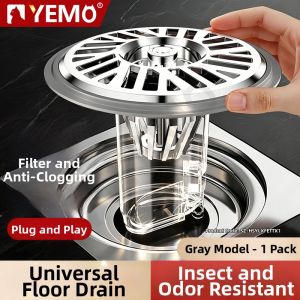 YEMO | Deodorizing Anti-Clog Drain Core Filter