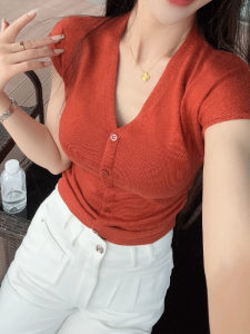 HUOLISI | Breathable Thin Knitted Blouse