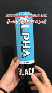 ALPHA Black 3 in 1 Kok Bulutangkis Shuttlecock Badminton Speed 75 76 Original Isi 6pcs