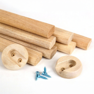 Mothproof Cedarwood Wooden Hanging Rod