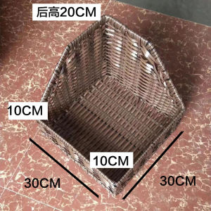 Three-Layer Shopping Mall Supermarket Fruit Basket Vegetable Basket Display Display Basket Trapezoidal Shelf Pile Head Basket Supermarket Basket Storage Basket