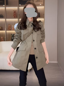 เสื้อแจ็คเก็ตสไตล์อังกฤษ แขนยาว สีพื้น ทรงหลวม สำหรับใส่ไปทำงาน ฤดูใบไม้ผลิ ฤดูใบไม้ร่วง เสื้อคลุมกันหนาวแฟชั่น