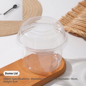 Transparent Commercial Ice Jelly Takeout Box