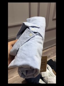 Áo sơ mi denim nam tay dài công sở màu trắng vải Oxford jean cao cấp SM02