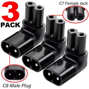 1-3Pcs 8-Character Interface Device C7 To C8 Converter With 90 Degree Upward Bend And An Eight Character Plug And Tail Bend Conversion Plug