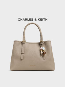 Charles & Keith | New Large Capacity Simple Handbag with Charm