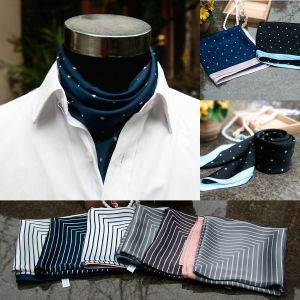 ผ้าพันคอไหมทรงสี่เหลี่ยมเล็กสไตล์ย้อนยุคสำหรับผู้ชาย ผ้าพันคอไหมสไตล์อังกฤษขนาดใหญ่ ผ้าพันคอแฟชั่นฤดูใบไม้ร่วง ผ้าพันคอแบบพิมพ์ลายลายทาง