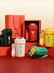 HUOYANDING | Cốc Giữ Nhiệt Có Lót Sứ In Logo Theo Yêu Cầu