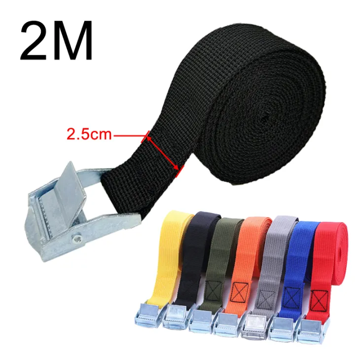 2M Cargo Straps With Buckle Tie-Down Belt for Motorcycle Car Bicycle ...