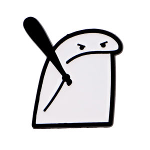 Flork Enamel Pin Spanish Cartoon Brooch For Coat Simple Figure Womens Brooches Funny Lapel Badges Jewelry Gift for Friends