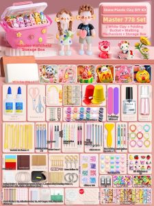 Non-toxic No-bake Modeling Clay Set