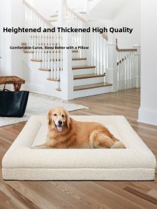 New Pet | Large Dog Rectangular Removable Comfortable Pet Bed