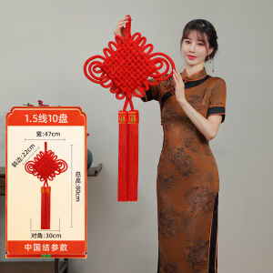 New Home Decoration Hanging Ornament Large Velvet Fabric Lucky Character Indoor Hanging Decorations Festive Celebration Supplies