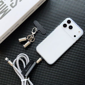 Cáp sạc 2 trong 1 với chức năng dây buộc sạc & Giải pháp chống mất Loại C để Loại C Cáp sạc nhanh Cáp sạc 1.3M 240W điện thoại di động ngày cáp cho iPhone 15 16 17 Samsung Huawei