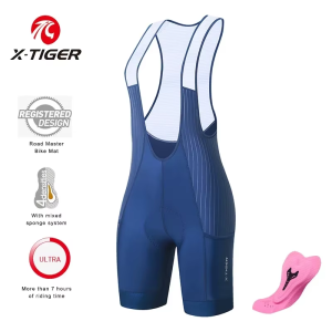 X-Tiger | X-TIGER Women Pro Cycling Bib Shorts Summer Laika Breathable High Elastic ST-MULTI Buffer MTB Road Cycling Shorts