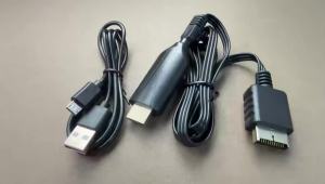 Cáp HDTV Cho PS1 PS2 HDMI Bộ Chuyển Đổi Mở Rộng Âm Thanh Video Hỗ Trợ 720p 1080p PAL NTSC Tương Thích Với Sony Playstation