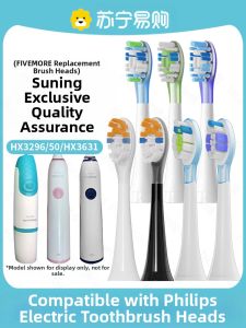 Philips Electric Toothbrush Head Adapter HX3293/96/3631/6011/6013/6063/6100/1383 Oral Care Dental Tools Soft Bristles Adult