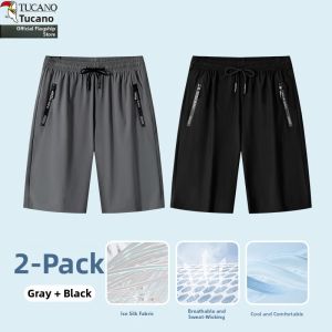 TUCANO | Mens Thin Ice Silk Breathable Loose Shorts Sporty Design