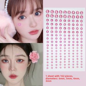 QIFUXING | Sparkle Decorative Face Stickers