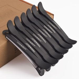 12pcs Hairdressing Hair Clip Salon Professional Womens Braided Tools Black Plastic Hairpin Clamps Claw Section Alligator Clips