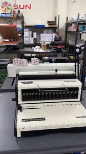 Mesin Jilid Spiral Kawat A3 Heavy Duty T930 Lubang Bulat / Kotak