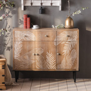 American Style Retro Porch Decorative Shoe Cabinet Living Room Sideboards Cabinet French Style Quiet Style Bed & Breakfast Room Storage Storage Chest of Drawers