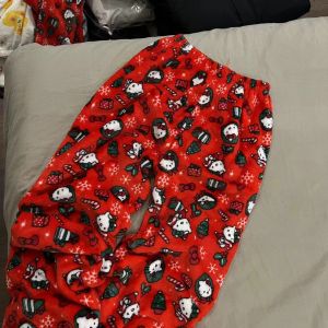 Merry Christmas! Soft and Cute Winter Heattech Home Pants Casual Pants