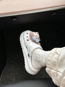 รองเท้าแตะ EVA สำหรับผู้หญิงในช่วงฤดูร้อน รองเท้าแตะแบบมีรูแบบสวมสบายสำหรับใส่กลางแจ้ง ส้นหนา ส้นสูง ป้องกันการลื่น รองเท้าแตะแบบสวมหัว