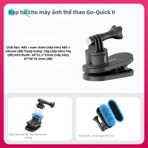 Ulanzi | Giá Đỡ Từ Tính Tháo Lắp Nhanh cho Máy Quay Hành Động