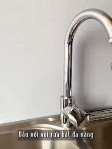 P PMC Dây Nối Đầu Vòi Nước Tăng Áp Có Nút Điều Chỉnh 3 Chế Độ Xoay 360