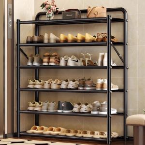 Multi-Layer Foldable Economical Entry Shoe Rack