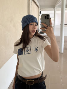 CCYE Brand Street Style Printed round Neck Short Sleeve Loose Fit Womens T-Shirt Summer Slimming Top Casual Female Fashion