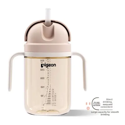 Pigeon | Baby Feeding Cup Straight Drinking Straw Cup